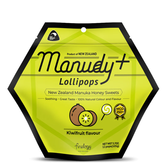 MANUDY+ Manuka Honey Lollipop- Kiwi Flavour