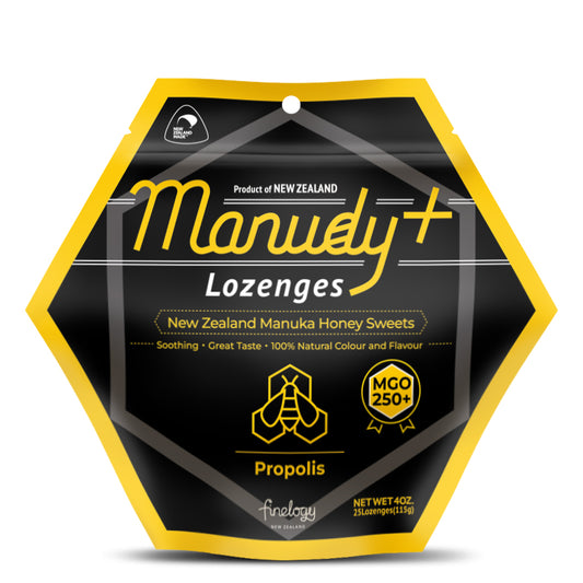 MANUDY+ Manuka Honey Lozenges- Propolis Flavour
